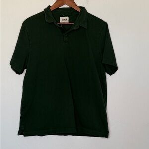 Pact Organic Cotton Polo Shirt Men's Forest Green Size Large